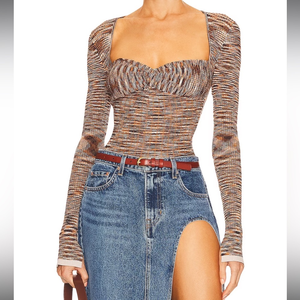 Jonathan Simkhai Multicolor Knit Top